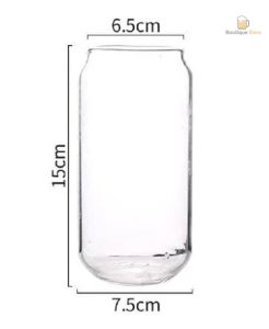 Verre à bière en forme de canette, capacité de 55 cl